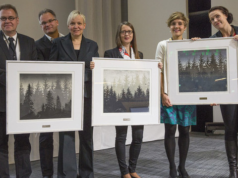 Metsäsäätiön palkitsemat 2014 kuva Erkki Oksanen